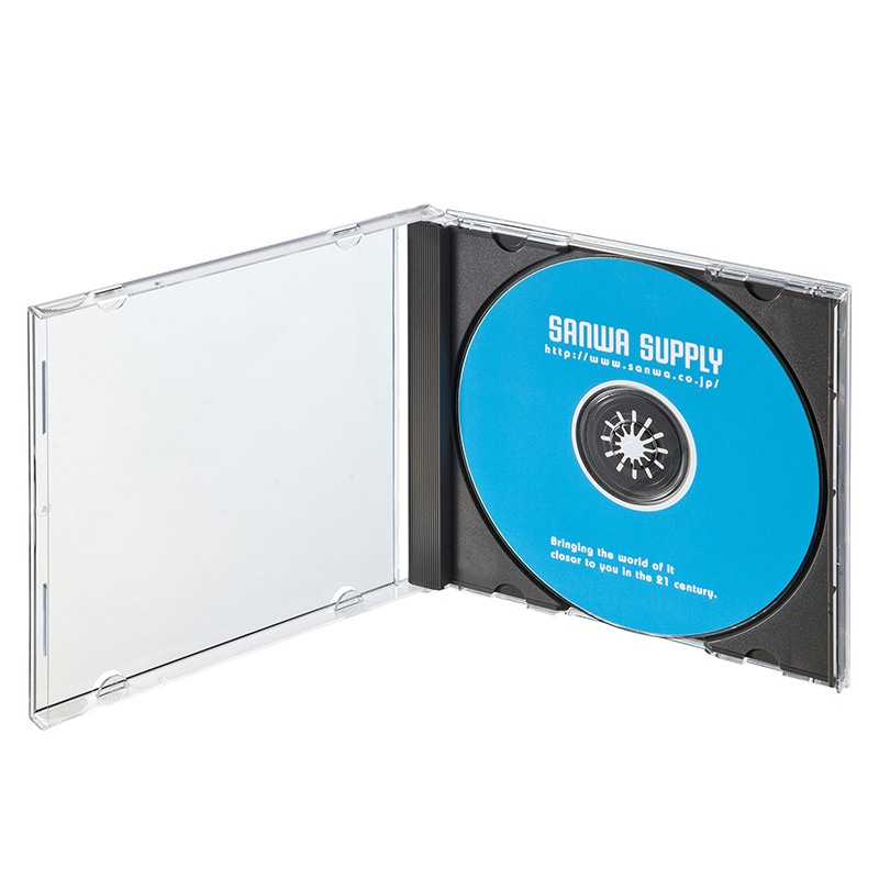 サンワサプライ Blu-ray・DVD・CDケース FCD-PN10BKN ブラック 1