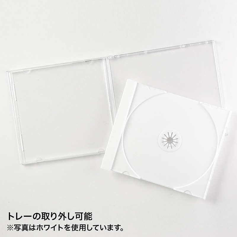 サンワサプライ Blu-ray・DVD・CDケース FCD-PN10CLN クリア 1個