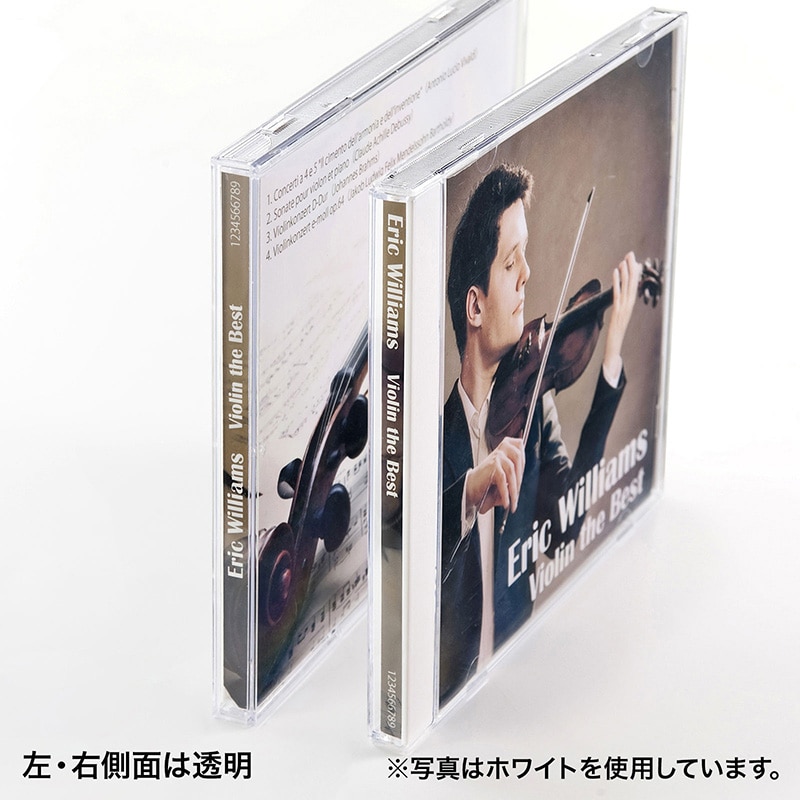 サンワサプライ Blu-ray・DVD・CDケース FCD-PN10CLN クリア 1個