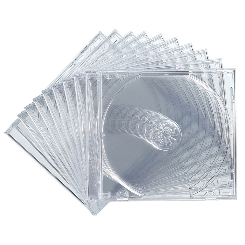 サンワサプライ Blu-ray・DVD・CDケース FCD-PN10CLN クリア 1個