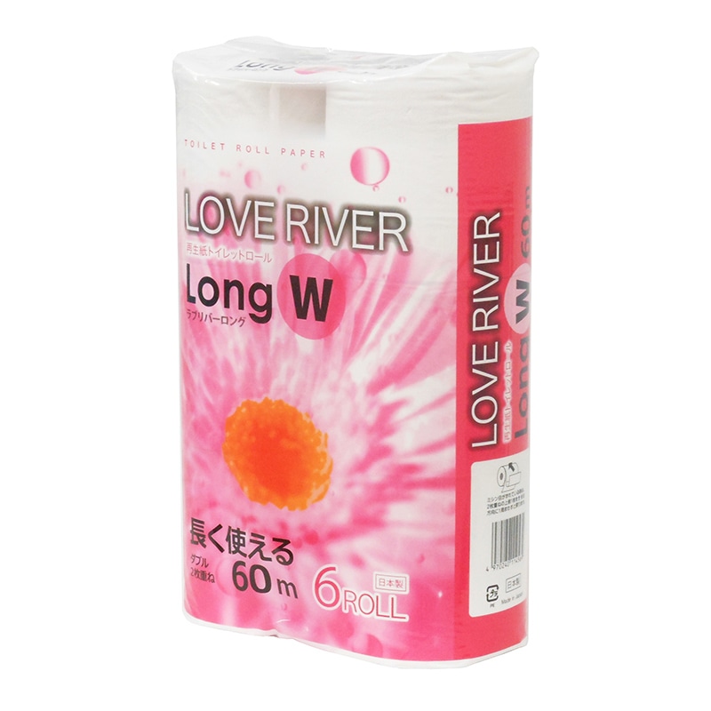 イデシギョー トイレットペーパー ラブリバー ロングS シングル