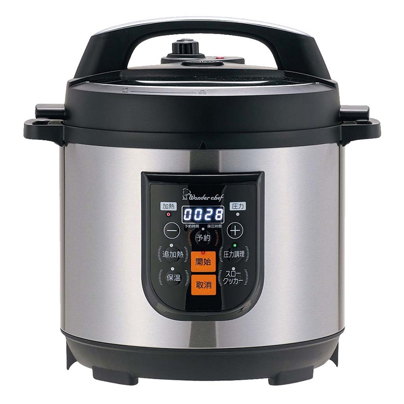 ワンダーシェフ Wonder chef マイコン電気圧力鍋4L 楽ポン