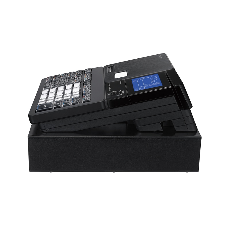 カシオ計算機 レジスター ブラック Bluetooth搭載 SR-S4000-20SBK 1台