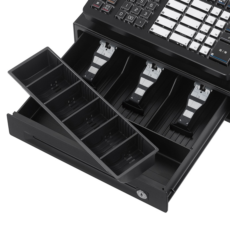 カシオ計算機 レジスター ブラック Bluetooth搭載 SR-S4000-20SBK 1台