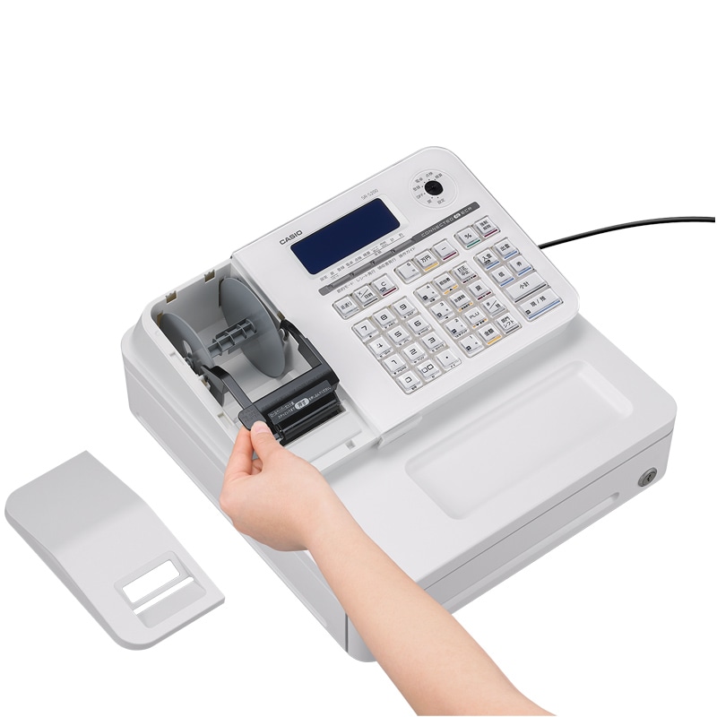 CASIO SR-S200-WE カシオ 電子 レジスター Bluetooth SR-S200-EX | Bluetoothレジスター | 電子レジスター | CASIO