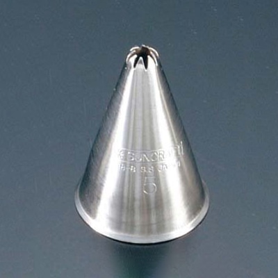 パティシエール 18-8 口金(星)PP-559 φ5 1個(ご注文単位1個)【直送品】