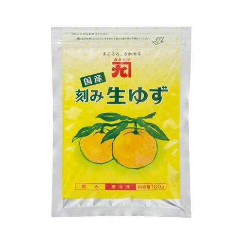 カネク 国産 刻み生ゆず 100g 冷凍 1パック※軽（ご注文単位1
