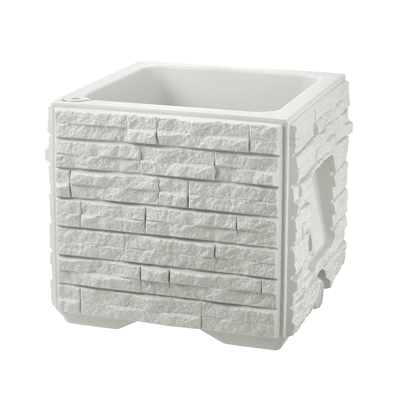 リッチェル タウンプランターWS　角 45型　石積 81210 1個（ご注文単位1個）【直送品】