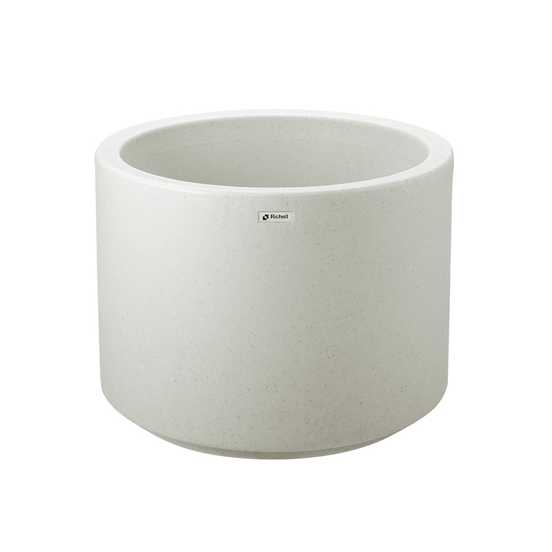 リッチェル タウンプランターWS　丸 60型　プレーン　サンドグレー 81215 1個（ご注文単位1個）【直送品】