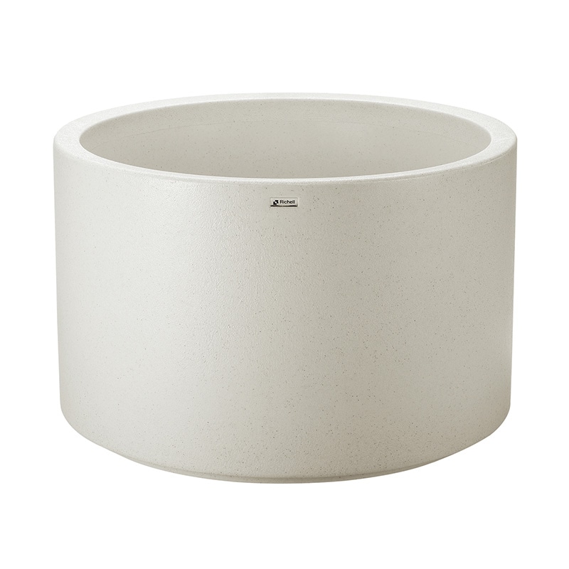 リッチェル タウンプランターWS　丸 90型　プレーン　サンドグレー 81217 1個（ご注文単位1個）【直送品】