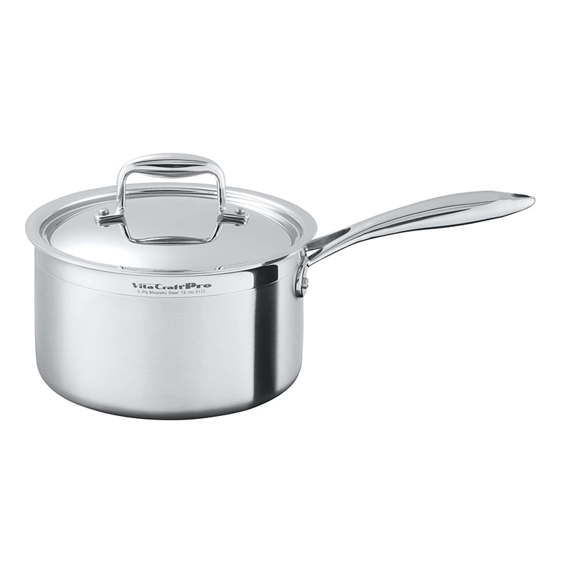 美品　ビタクラフト　片手ナベ3.0L スーパーファイブ　No.5113 IH対応 スーパーファイブ｜ビタクラフト