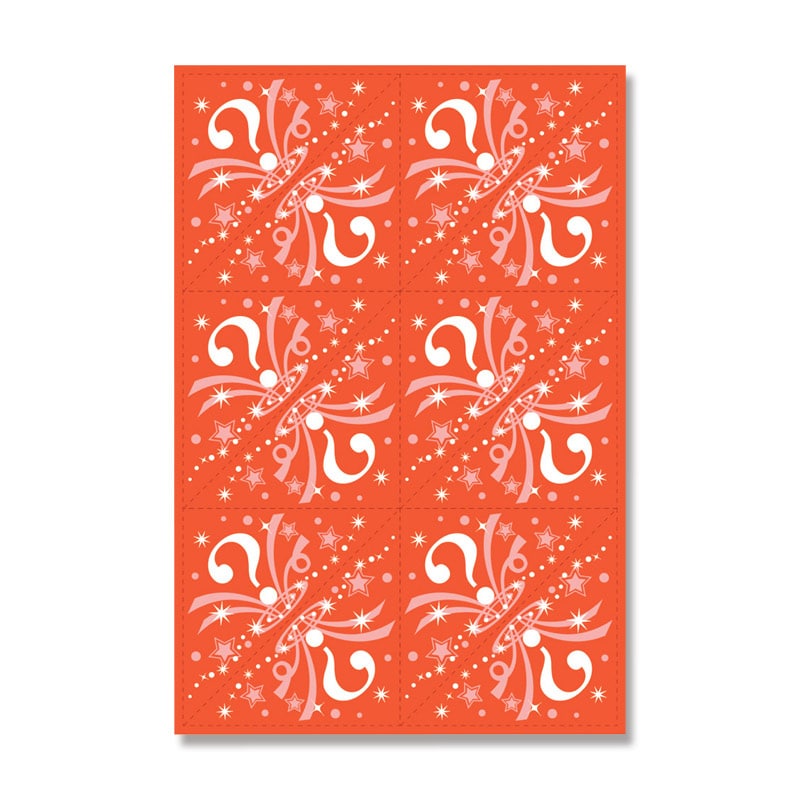 ササガワ 三角くじ 機械貼 24枚袋入（12枚×2シート） 5-560 A賞 1冊