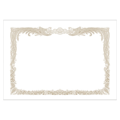 ササガワ ミニ賞状用紙 縦書用　A5判 10-1550　10枚 1冊（ご注文単位5冊）【直送品】