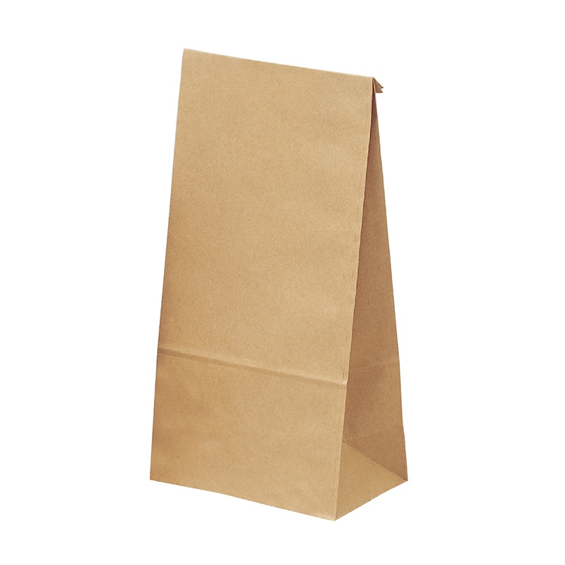 ササガワ 角底袋 未晒　特大　20枚 50-4501 1束（ご注文単位5束）【直送品】