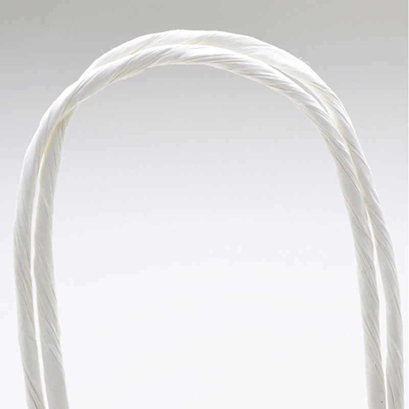 ササガワ 手提げ紙袋 白無地 超特大横長 10枚 50-6700 1包（ご