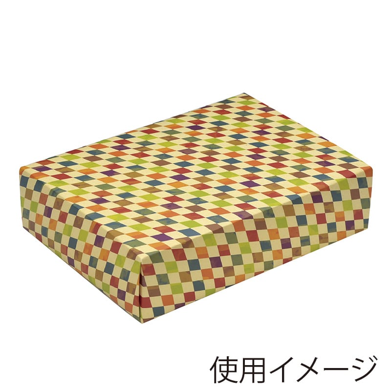 ササガワ 包装紙 レトロダイヤ 半才判 49-1419 50枚 1包（ご注文単位1