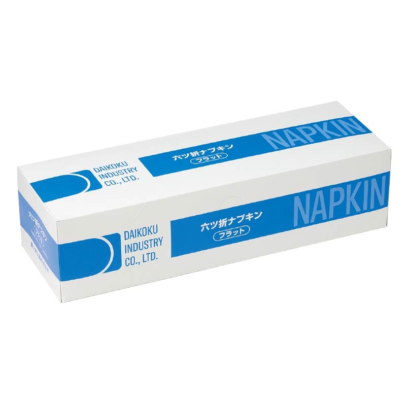 大黒工業 紙ナプキン 4つ折 未晒し 100枚 5袋/箱（ご注文単位1箱