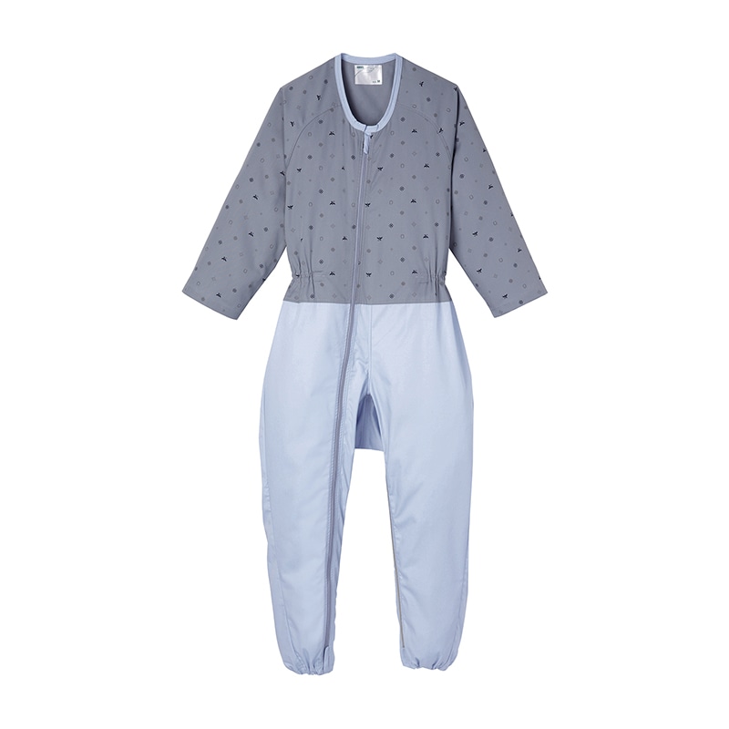 コンビネーション フルオープン型 5038 LL ツイル クレスト/ブルーグレー 1枚(ご注文単位1枚)【直送品】