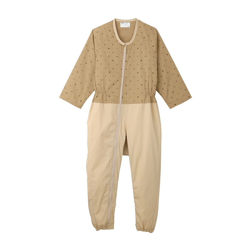 コンビネーション フルオープン型 5038 S ツイル クレスト/ブラウン 1枚(ご注文単位1枚)【直送品】