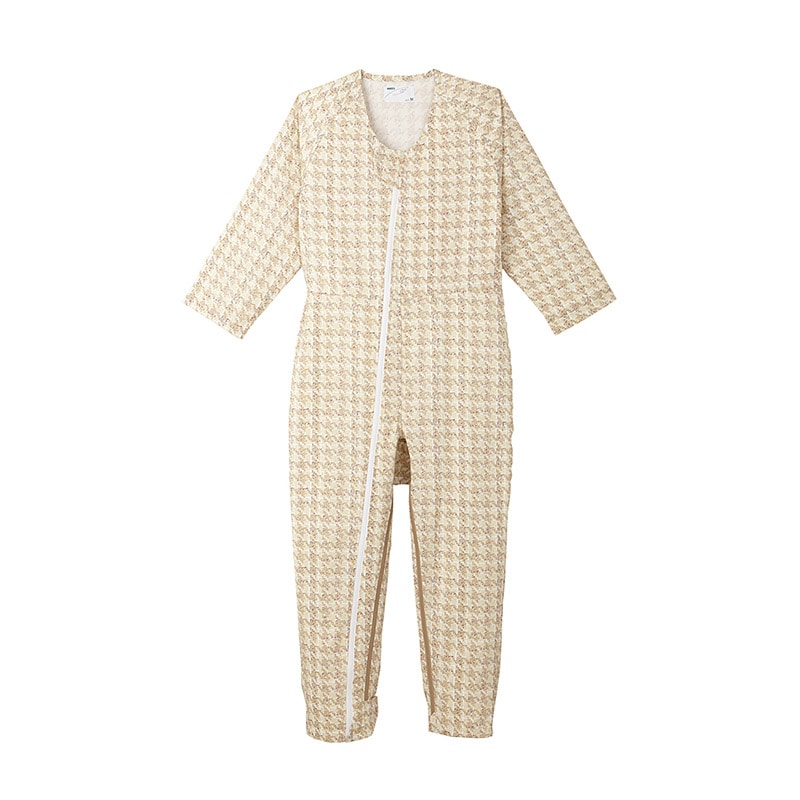 介護ねまき コンビネーション2 フルオープン型 5638-A M チドリベージュ 1枚(ご注文単位1枚)【直送品】