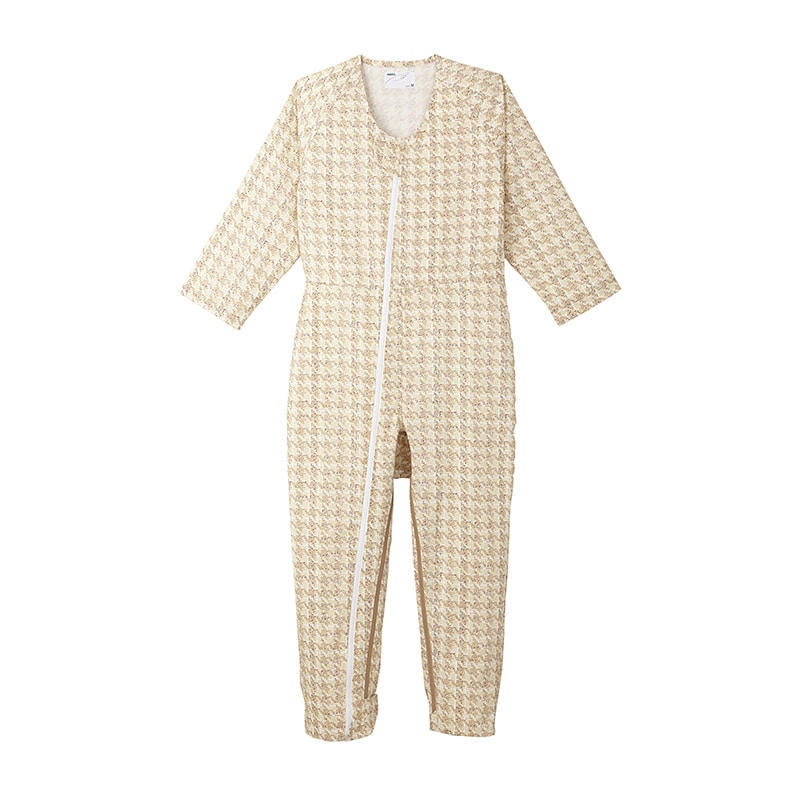 介護ねまき コンビネーション2 フルオープン型 5638-A LL チドリベージュ 1枚(ご注文単位1枚)【直送品】