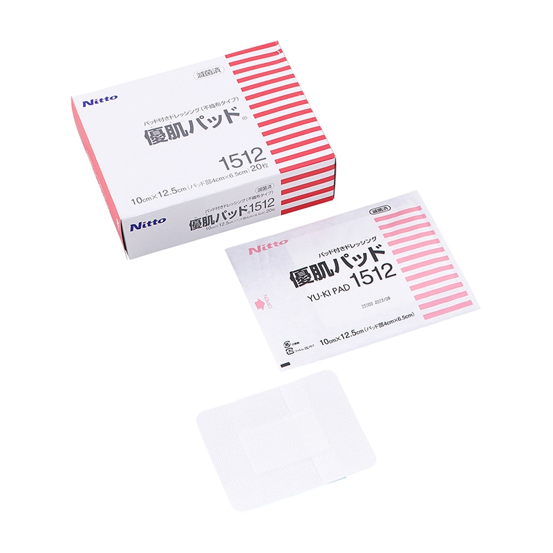 優肌パッド 1512 10×12.5cm 20入 1個(ご注文単位1個)【直送品】