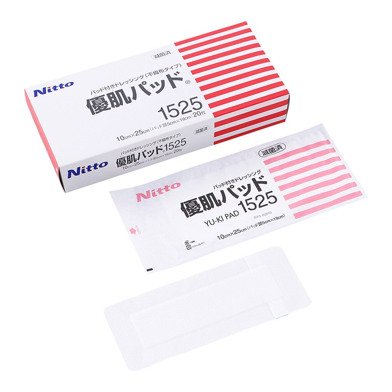 優肌パッド 1525 10×25cm 20枚入 1個(ご注文単位1個)【直送品】