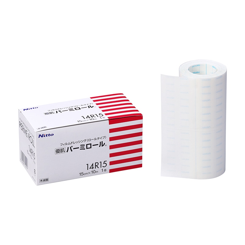 ドレッシング ニトリート 優肌 パーミロール 14R15 15cm×10m 1巻 1個(ご注文単位1個)【直送品】