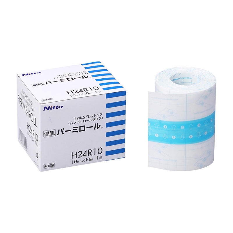 優肌パーミロール ハンデ H24R10 10cm×10m 1巻 1個(ご注文単位1個)【直送品】