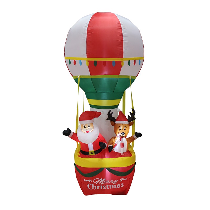 フローレックス エアーディスプレイ サンタと気球 210cm KT-3641 1個