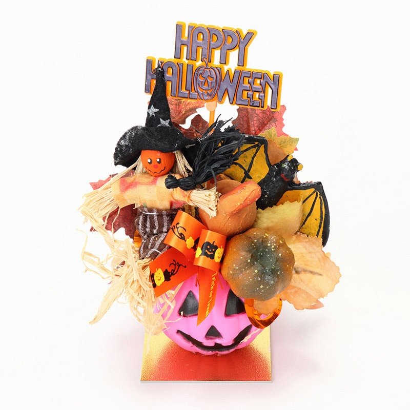 フローレックス ハロウィン パンプキンポット HW-1552 1個(ご注文単位3個)【直送品】