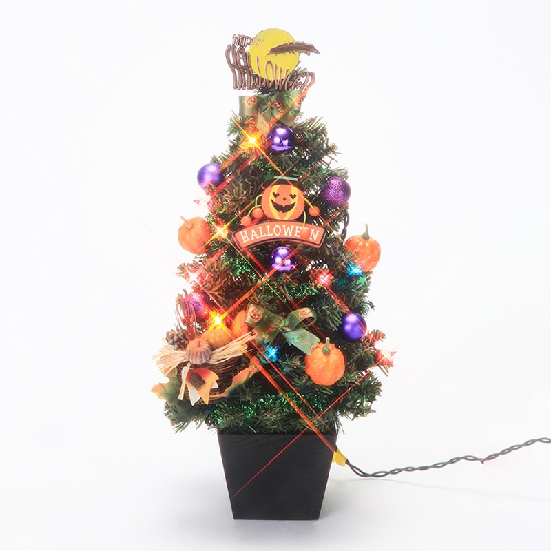 フローレックス ハロウィン ツリー ライト付き HW-1588 1個(ご注文単位1個)【直送品】