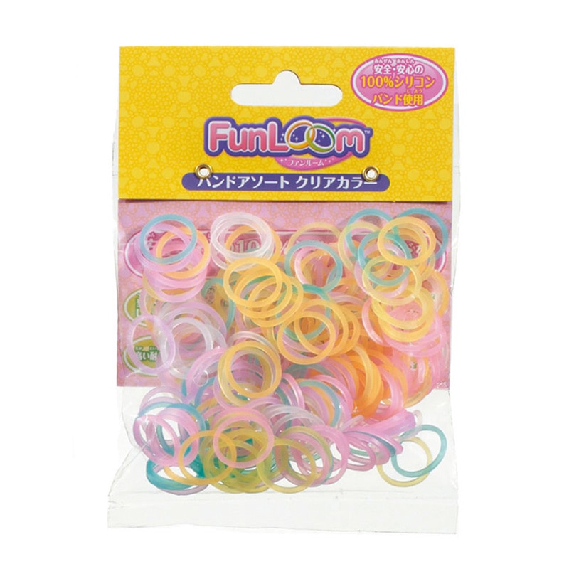 ハナヤマ ファンルーム バンド アソート クリアカラー 1個(ご注文単位24個)【直送品】