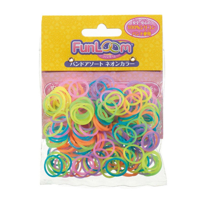 ハナヤマ ファンルーム バンド アソート ネオンカラー 1個(ご注文単位24個)【直送品】
