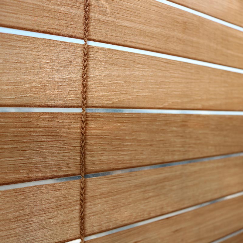 明和グラビア ウッドブラインド調窓飾りシート ダークブラウン