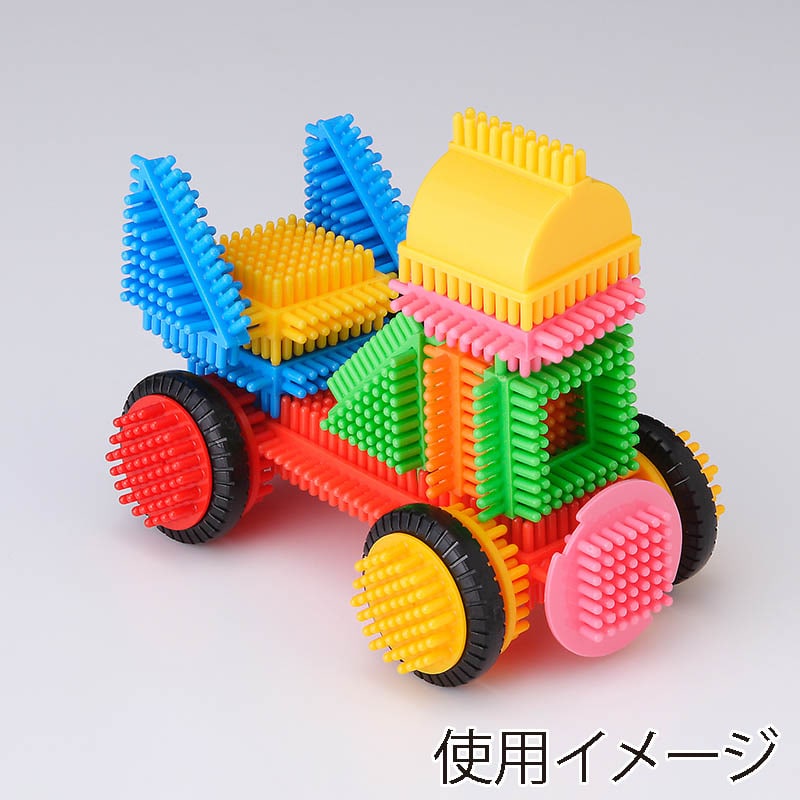 友愛玩具 ほのぼのペタペタブロック きほんセット SB235 レッド