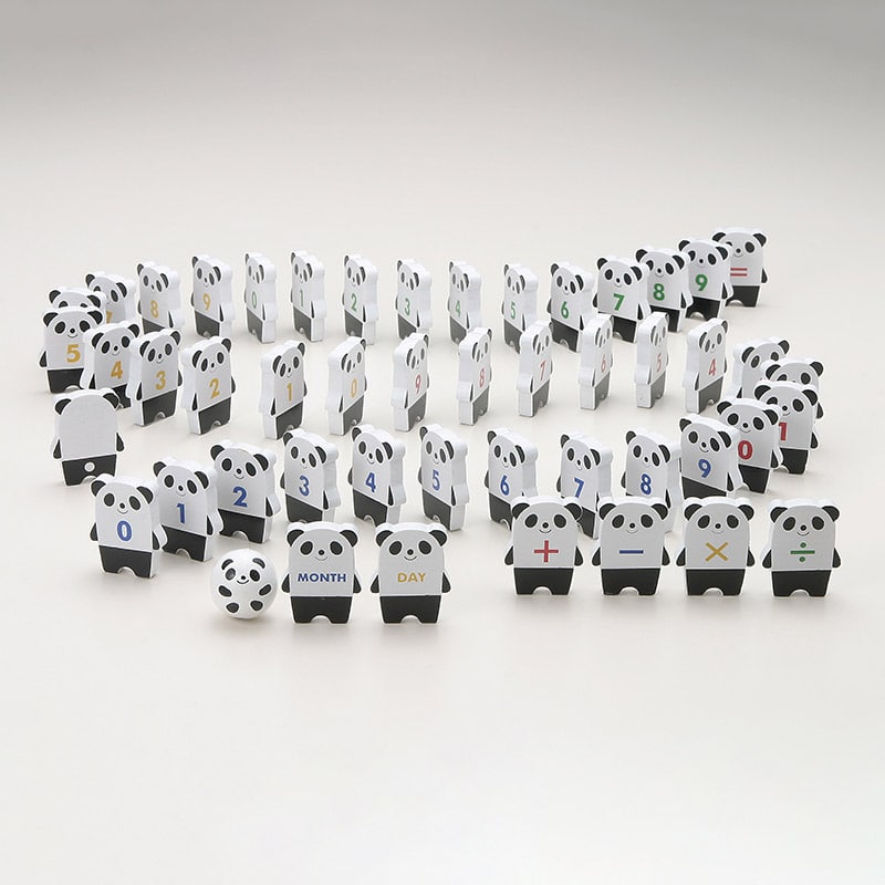 友愛玩具 木のおもちゃ パンダドミノ 48ピース TY-0415 1個（ご注文