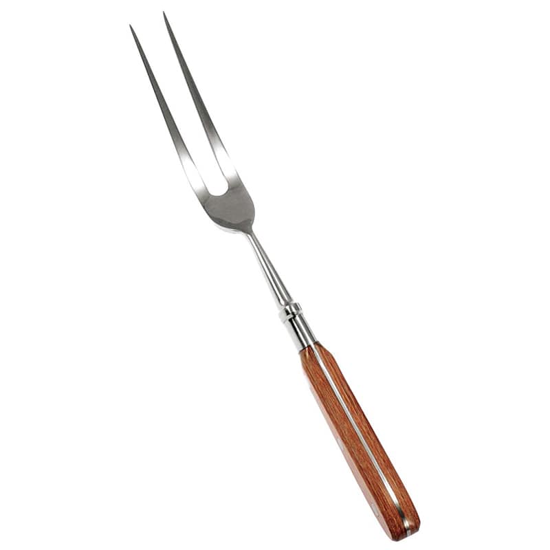 インテックカネキ 赤合板柄 カービングフォーク NO.1800 1個(ご注文単位1個)【直送品】