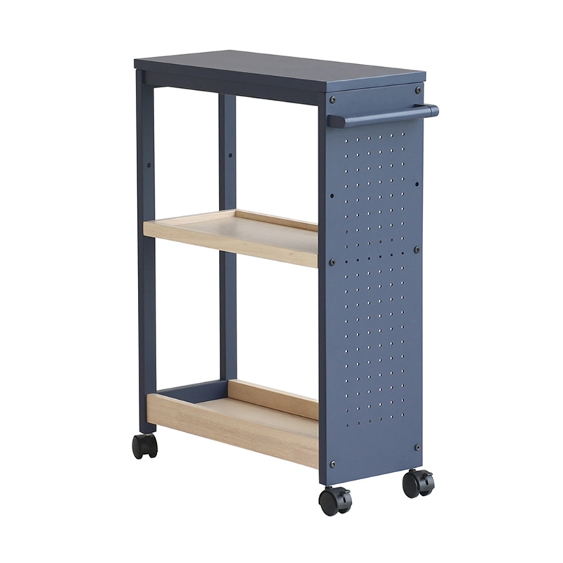 ワイヤーラック 棚3段・丸バー展開 D45cmタイプ W121.2cm