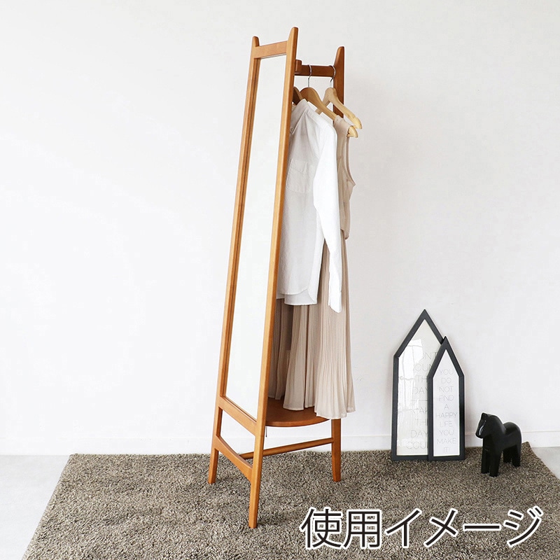 市場 ミラーハンガー Mirror Hanger charl ブラウン M-3714BR 1台（ご