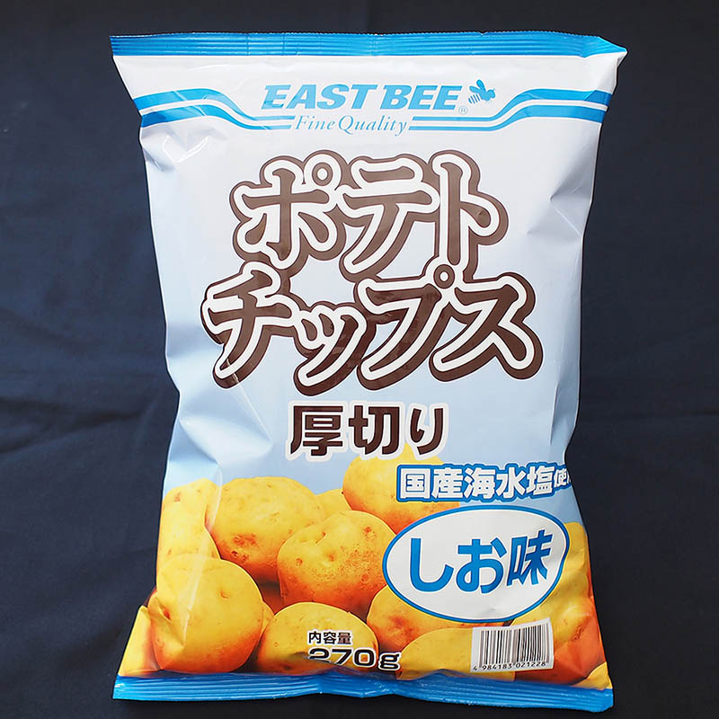 トーホー EAST BEE ポテトチップス厚切り しお味 270g 常温 1袋