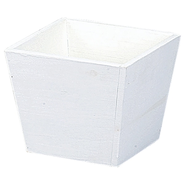 大橋新治商店 ウッドプランター D5号 ホワイト 63-025 1件(ご注文単位1件)【直送品】