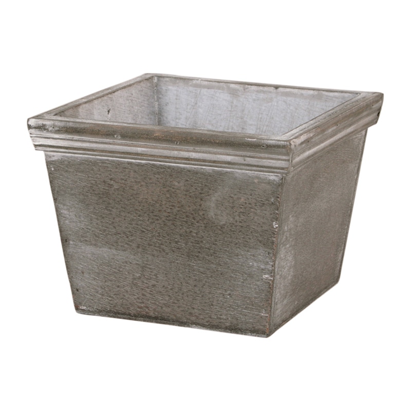 大橋新治商店 ウッドプランター D3.5号 グレー 63-303 1個(ご注文単位1個)【直送品】