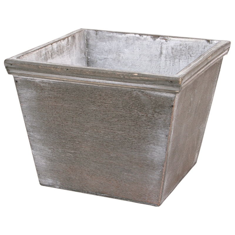大橋新治商店 ウッドプランター D5号 グレー 63-305 1個(ご注文単位1個)【直送品】