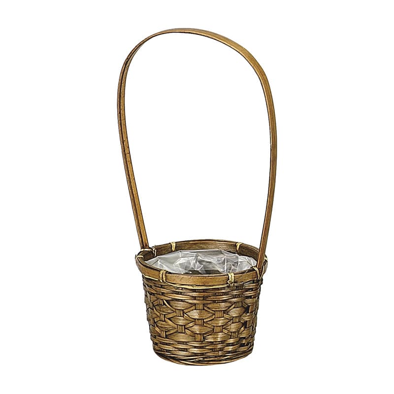 大橋新治商店 アレンジバスケット D4号 ハンドル付 65-344 1個(ご注文単位1個)【直送品】