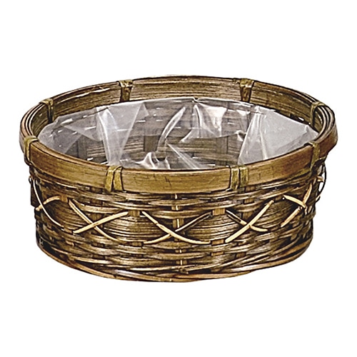 大橋新治商店 アレンジバスケット 丸 大 65-592 1個(ご注文単位20個)【直送品】