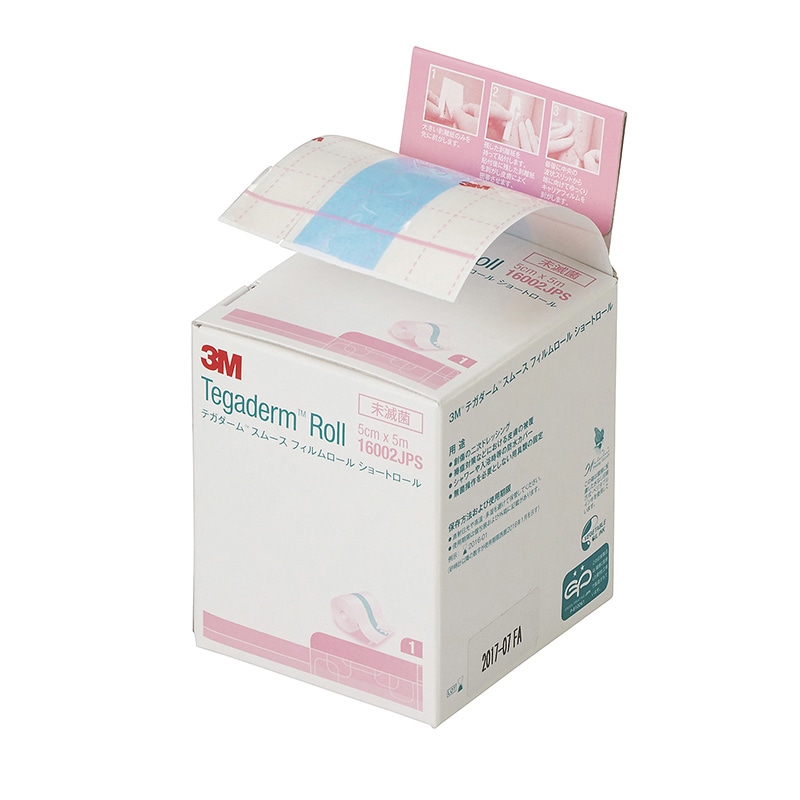 テガダームロール スムースショートロー 16002JPS 5cm×5m 1巻 1個(ご注文単位1個)【直送品】