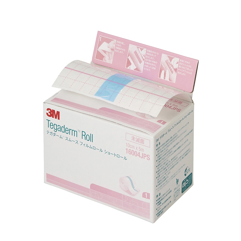 テガダームロール スムースショートロー 16004JPS 10cm×5m 1巻 1個(ご注文単位1個)【直送品】