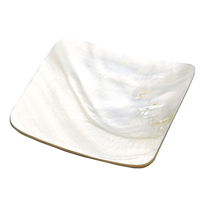 ヤマコー シェル角皿 小 パール 08814 1個(ご注文単位1個)【直送品】