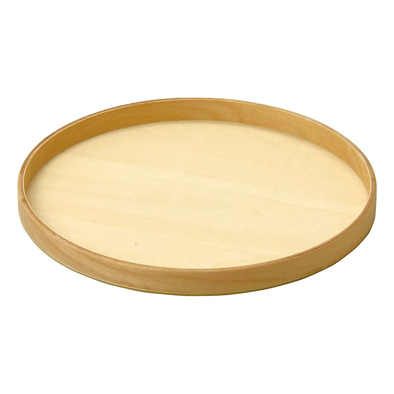 ヤマコー 白木丸盆 8寸 17285 1個（ご注文単位1個）【直送品】 包装